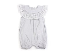 Name It chambray blue stribet sunsuit
